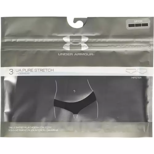 Women's Under Armour Pure Stretch 3-Pack Hipster Underwear 4 Women's Under Armour Pure Stretch 3-Pack Hipster Underwear - Image 2