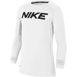 Boys' Nike Pro Fitted Graphic Long Sleeve Shirt