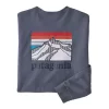 Men's Patagonia Long Sleeve Line Logo Ridge Responsibili-Tee -O’Neill Shop 19418755095