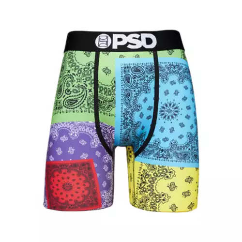 Men's PSD Patchwork Boxer Briefs 3 Men's PSD Patchwork Boxer Briefs