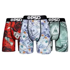 Men's PSD Money 3 Pack Boxer Briefs