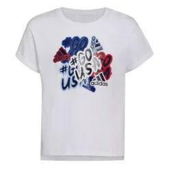 Girls' Adidas Dolman Waist T-Shirt