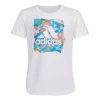 Girls' Adidas Rolled Sleeve Graphic Logo T-Shirt -O’Neill Shop 19487075396