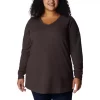 Women's Columbia Plus Size Pine Peak Long Sleeve Thermal Tunic Length T-Shirt -O’Neill Shop 19489533205
