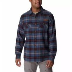 Men's Columbia Roughtail II Stretch Flannel Long Sleeve Shirt