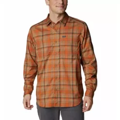 Men's Columbia Silver Ridge Utility Lite Plaid Long Sleeve Shirt