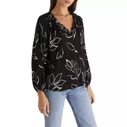Z-Supply Women's Z Supply Athena Abstrasct Blouse 4 Z-Supply Women's Z Supply Athena Abstrasct Blouse - Image 2