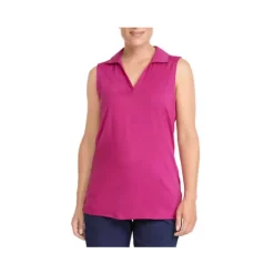 Women's Puma Cloudspun Coast Sleeveless Golf Polo