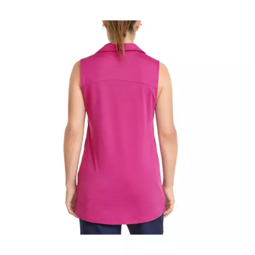 Women's Puma Cloudspun Coast Sleeveless Golf Polo 4 Women's Puma Cloudspun Coast Sleeveless Golf Polo - Image 2