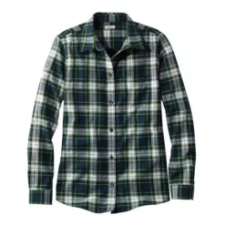 L.L.Bean Women's L.L. Bean Scotch Plaid Flannel Shirt