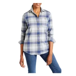 L.L.Bean Women's L.L. Bean Favorite Knit Plaid Shirt