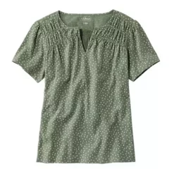 L.L.Bean Women's L.L. Bean Organic Cotton Print T-Shirt
