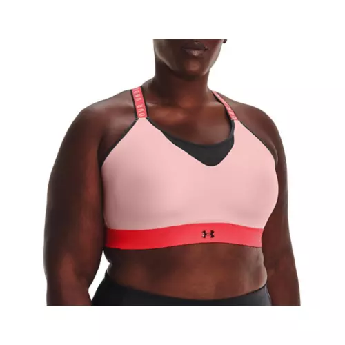 Women's Under Armour Plus Infinity High Blocked Sports Bra 3 Women's Under Armour Plus Infinity High Blocked Sports Bra