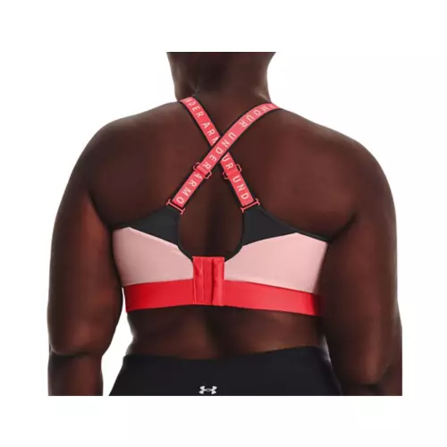 Women's Under Armour Plus Infinity High Blocked Sports Bra 4 Women's Under Armour Plus Infinity High Blocked Sports Bra - Image 2