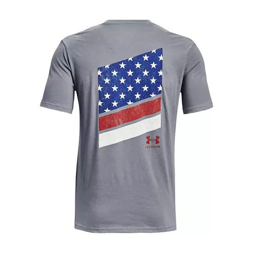 Men's Under Armour Freedom Amp Back Flag T-Shirt 4 Men's Under Armour Freedom Amp Back Flag T-Shirt - Image 2
