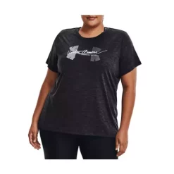 Women's Under Armour Plus Tech™ Twist Script Logo Short Sleeve Shirt -O’Neill Shop 19525291750 2