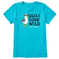 Women's Life Is Good Gulls Gone Wild Crusher Lite T-Shirt