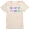 Women's Life Is Good Good Vibes Crusher-Lite Tee 1 Women's Life Is Good Good Vibes Crusher-Lite Tee -O’Neill Shop 19535743622