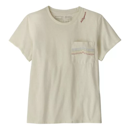 Women's Patagonia Ridge Rise Stripe Pocket Responsibili T-Shirt 5 Women's Patagonia Ridge Rise Stripe Pocket Responsibili T-Shirt - Image 3