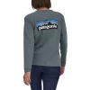 Women's Patagonia P-6 Logo Responsibili Long Sleeve T-Shirt -O’Neill Shop 19569911220