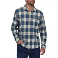 Men's Patagonia Cotton In Conversion Lightweight Fjord Flannel Shirt