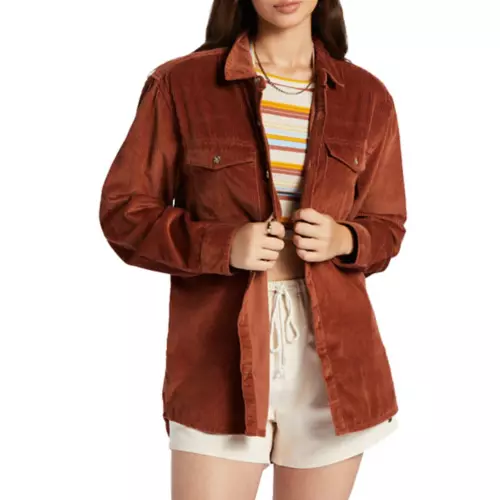 Women's Roxy Let It Go Cord Shirt 3 Women's Roxy Let It Go Cord Shirt