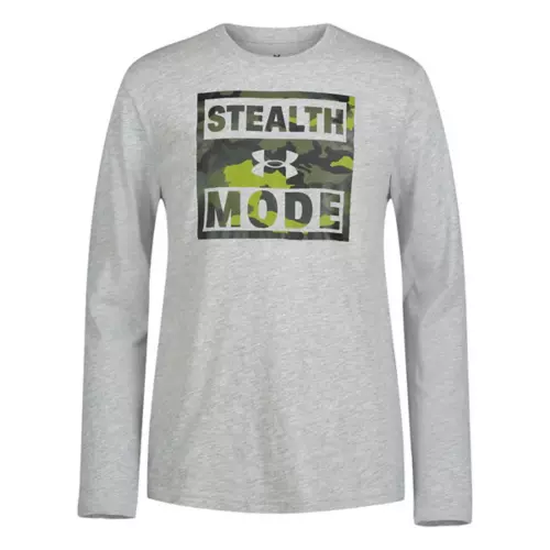 Boys' Under Armour Stealth Mode Long Sleeve Shirt 3 Boys' Under Armour Stealth Mode Long Sleeve Shirt