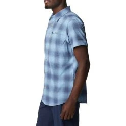 Men's Columbia Newton Ridge Plaid Short Sleeve Shirt -O’Neill Shop 19597848924 3