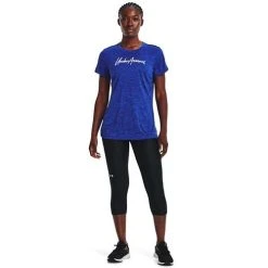 Women's Under Armour Tech Twist Script Wordmark Short Sleeve T-Shirt -O’Neill Shop 19603906431 4