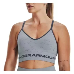 Women's Under Armour Seamless Low Long Heather Sports Bra