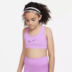 Girls' Nike Dri-FIT Swoosh Printed Reversible Sports Bra -O’Neill Shop 19615477784 2