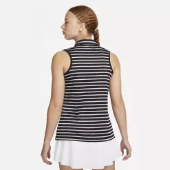 Women's Nike Dri-FIT Victory Striped Sleeveless Golf Polo 7 Women's Nike Dri-FIT Victory Striped Sleeveless Golf Polo -O’Neill Shop 19615548562 1