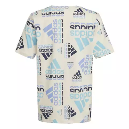 Boys' Adidas Brand Love Echo Short Sleeve T-Shirt 4 Boys' Adidas Brand Love Echo Short Sleeve T-Shirt - Image 2