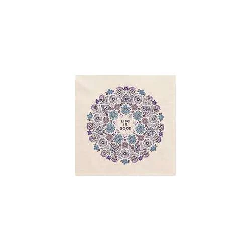 Women's Life Is Good Wildflower Primal Mandala Crusher V-Neck T-Shirt 4 Women's Life Is Good Wildflower Primal Mandala Crusher V-Neck T-Shirt - Image 2