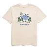 Men's Life Is Good Get Out Mountain Crusher-Lite T-Shirt