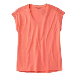 L.L.Bean Women's L.L. Bean Beyond Soft V-Neck T-Shirt