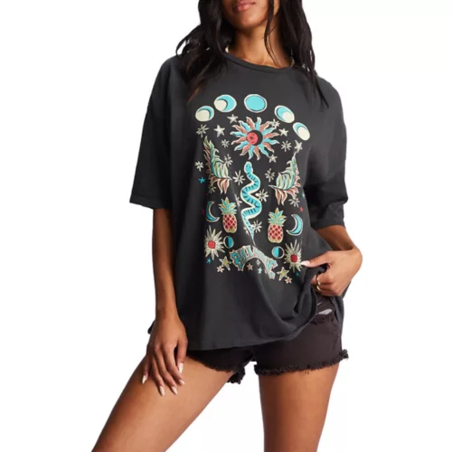 Women's Billabong Into The Mystic T-Shirt 3 Women's Billabong Into The Mystic T-Shirt