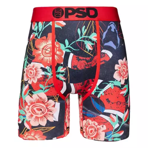 Men's PSD Snake Floral Boxer Briefs 3 Men's PSD Snake Floral Boxer Briefs