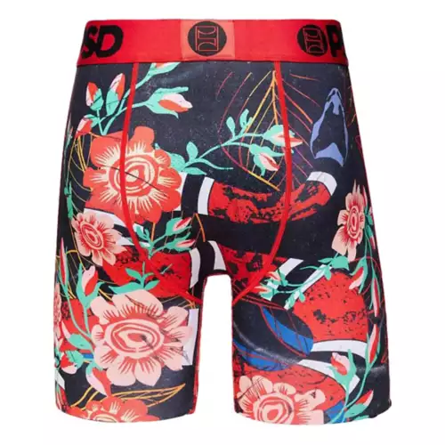 Men's PSD Snake Floral Boxer Briefs 4 Men's PSD Snake Floral Boxer Briefs - Image 2