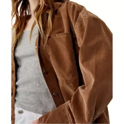 Women's Free People Baby Cord Button Up Shirt -O’Neill Shop 19679001643 3