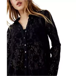 Women's Free People Heather Button Up Shirt -O’Neill Shop 19679011482 3
