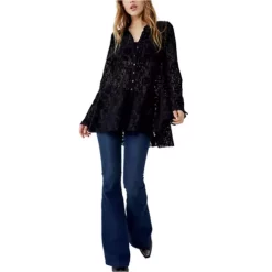 Women's Free People Heather Button Up Shirt -O’Neill Shop 19679011482 4