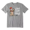 Men's Life Is Good Best Things Max Crusher T-Shirt