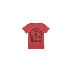 Women's Life Is Good Cat In The Hat T-Shirt