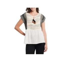Women's Tribal Combo Short Sleeve Blouse