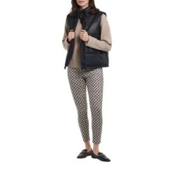 Women's Tribal Zip Front Puffer Vest