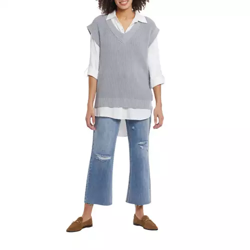 Women's Tribal Long Sweater Vest 3 Women's Tribal Long Sweater Vest