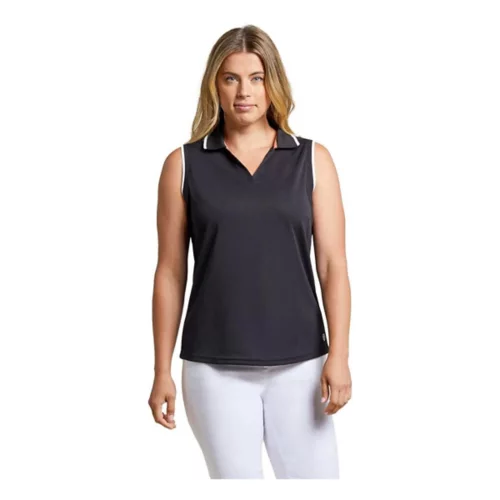 Women's Tribal Fast-Dry Sleeveless Performance Polo 3 Women's Tribal Fast-Dry Sleeveless Performance Polo