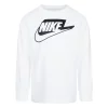 Boys' Nike Club Long Sleeve Graphic T-Shirt -O’Neill Shop 82566382617
