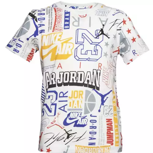 Boys' Jordan Wall Of Flight T-Shirt 3 Boys' Jordan Wall Of Flight T-Shirt